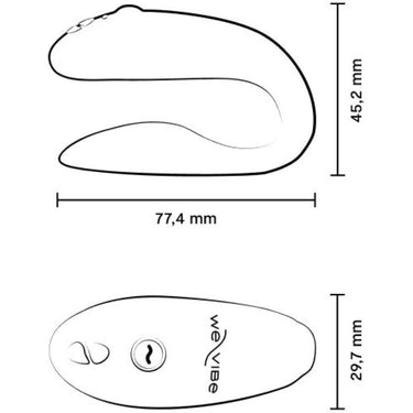Vibratore We-Vibe Sync Go per Coppie, Ricaricabile e Impermeabile